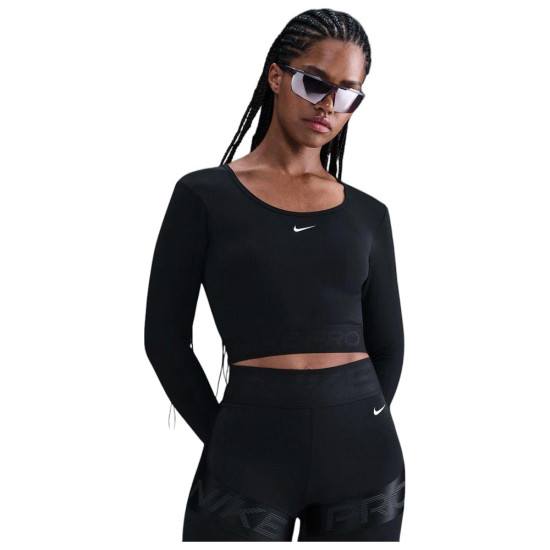 Nike Γυναικεία μακρυμάνικη μπλούζα Pro Dri-FIT Cropped Long-Sleeve Top